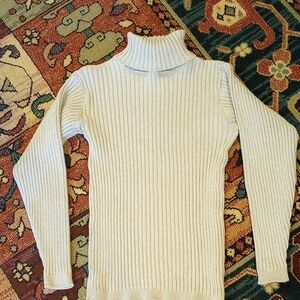 Lew Magram Lurex Poorboy Turtleneck